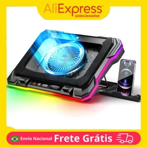 Resfriador Ventoinha Cooler Ventilador RGB Ajustável