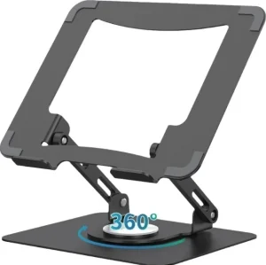 Suporte de mesa dobrável e ajustável em metal