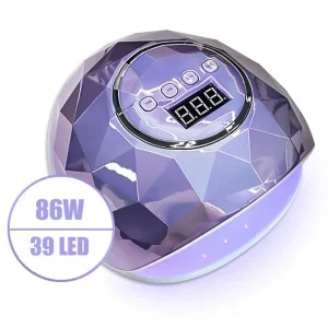 Secagem rápida e ideal para todos os tipos de esmalte em gel