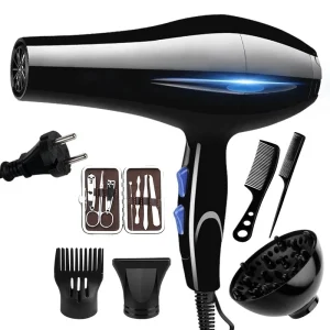 Secador de cabelo profissional potente de 2200 W