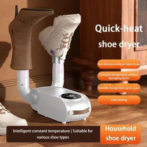 Secador de botas dobrável com ar quente constante