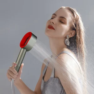 Chuveiro de mão de alta pressão com filtro para água dura