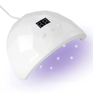 Lâmpada de secagem de unhas LULAA 88W com luz UV para proteção dos olhos