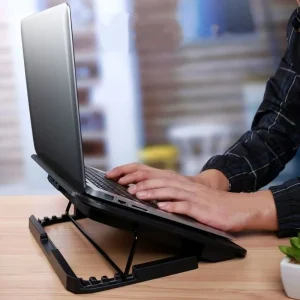 Suporte de resfriamento portátil para notebook com dissipador de calor