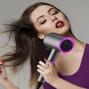 Secador de cabelo profissional de salão com proteção iônica