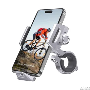 Suporte de alumínio para celular para motocicleta