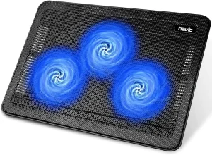 Base de resfriamento para laptop HV-F2056 de 15,6″ a 17″ com 3 ventoinhas
