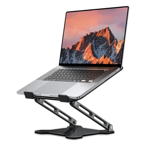 Suporte ajustável em liga de alumínio para celular e tablet