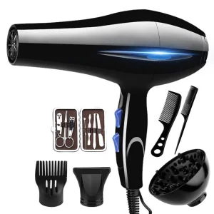Secador de cabelo profissional potente de 2200 W