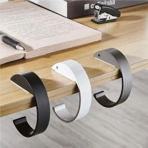 Suporte de mesa em liga metálica para guardar bolsas