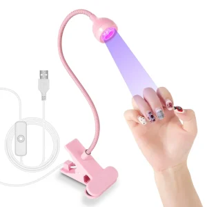 Lâmpada UV LED para unhas, ideal para secar esmalte em gel.