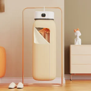 Mini secadora de roupas elétrica compacta com temporizador