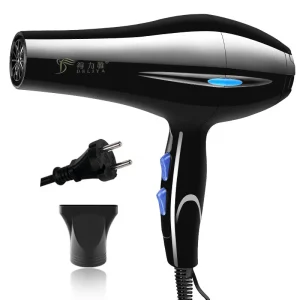 Secador de cabelo profissional com vento quente e frio