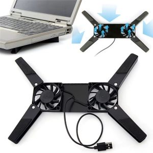Suporte para laptop de mesa com ventiladore