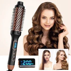 Escova modeladora térmica para cachos
