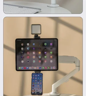 Suporte de Monitor Portátil e Tablet com Fixação por Grampo