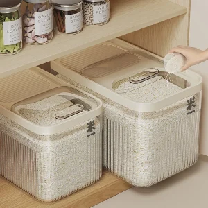 Recipiente para Arroz de 5 kg – Pote de Armazenamento Doméstico